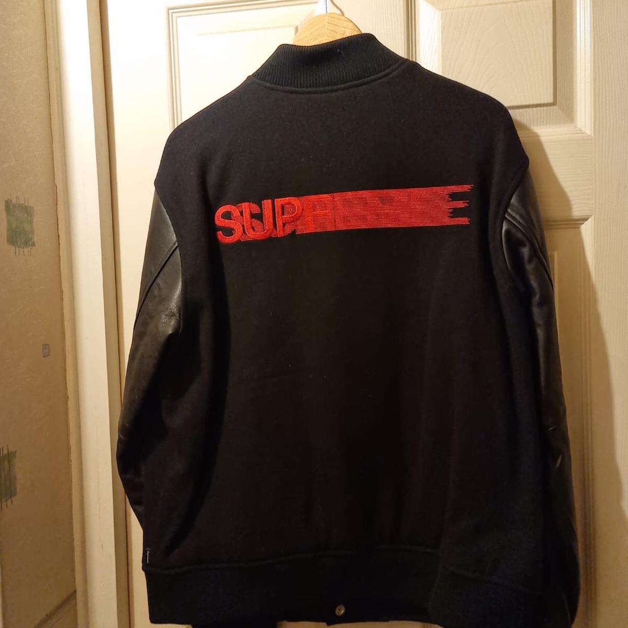 18fw supreme motion logo varsity jacket - その他