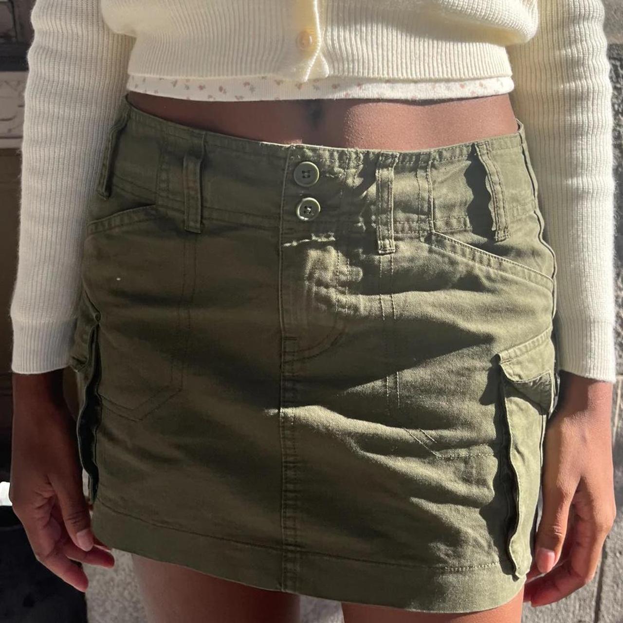 Brandy Melville Beverley Cargo Mini Skirt NWOT Depop
