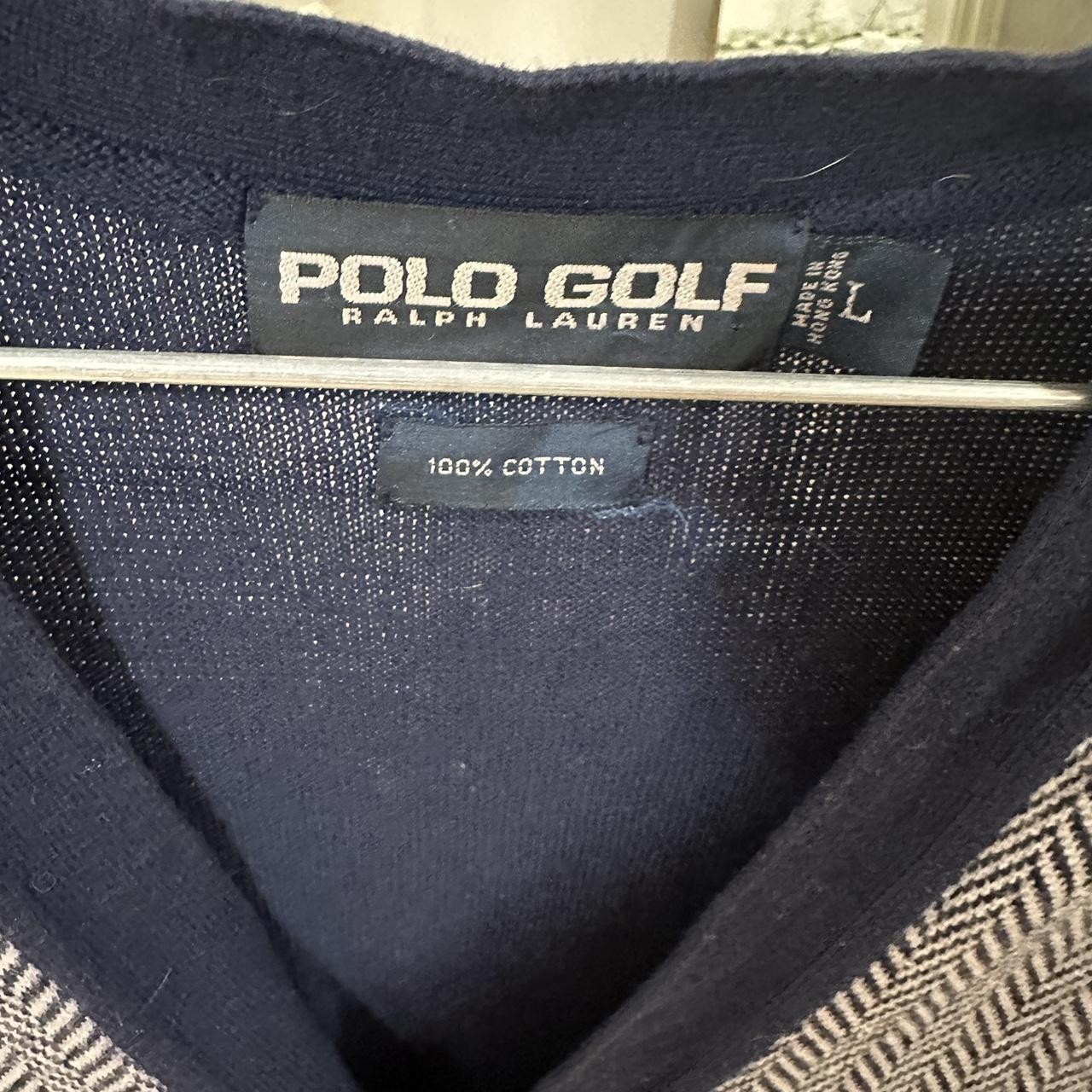 Ralph Lauren Polo Golf Vest Men’s Large Knitted... Depop