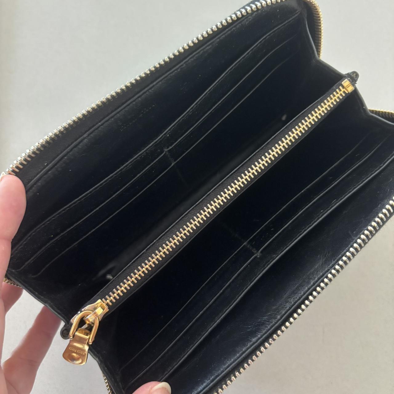 Miu Miu Women's Wallets - Black/Grey – Miu Miu bl… - image 3