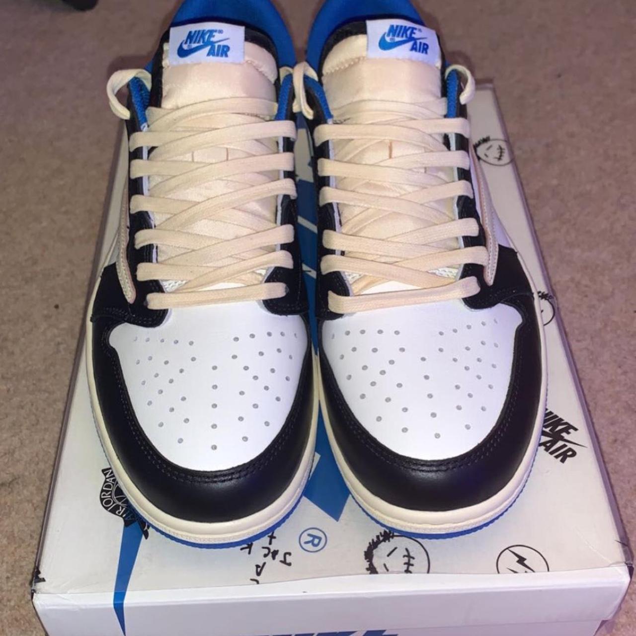 travis scott schuhe blau