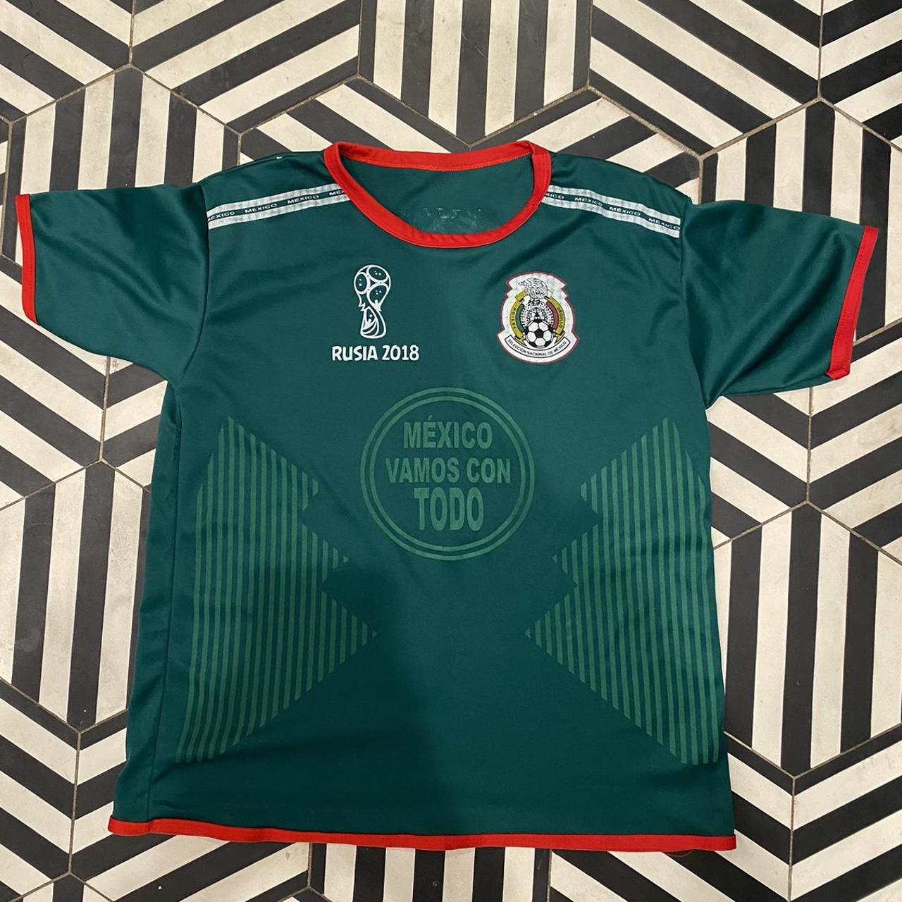 Mexico soccer jersey RUSIA 2018 MEXICO VAMOS CON... - Depop