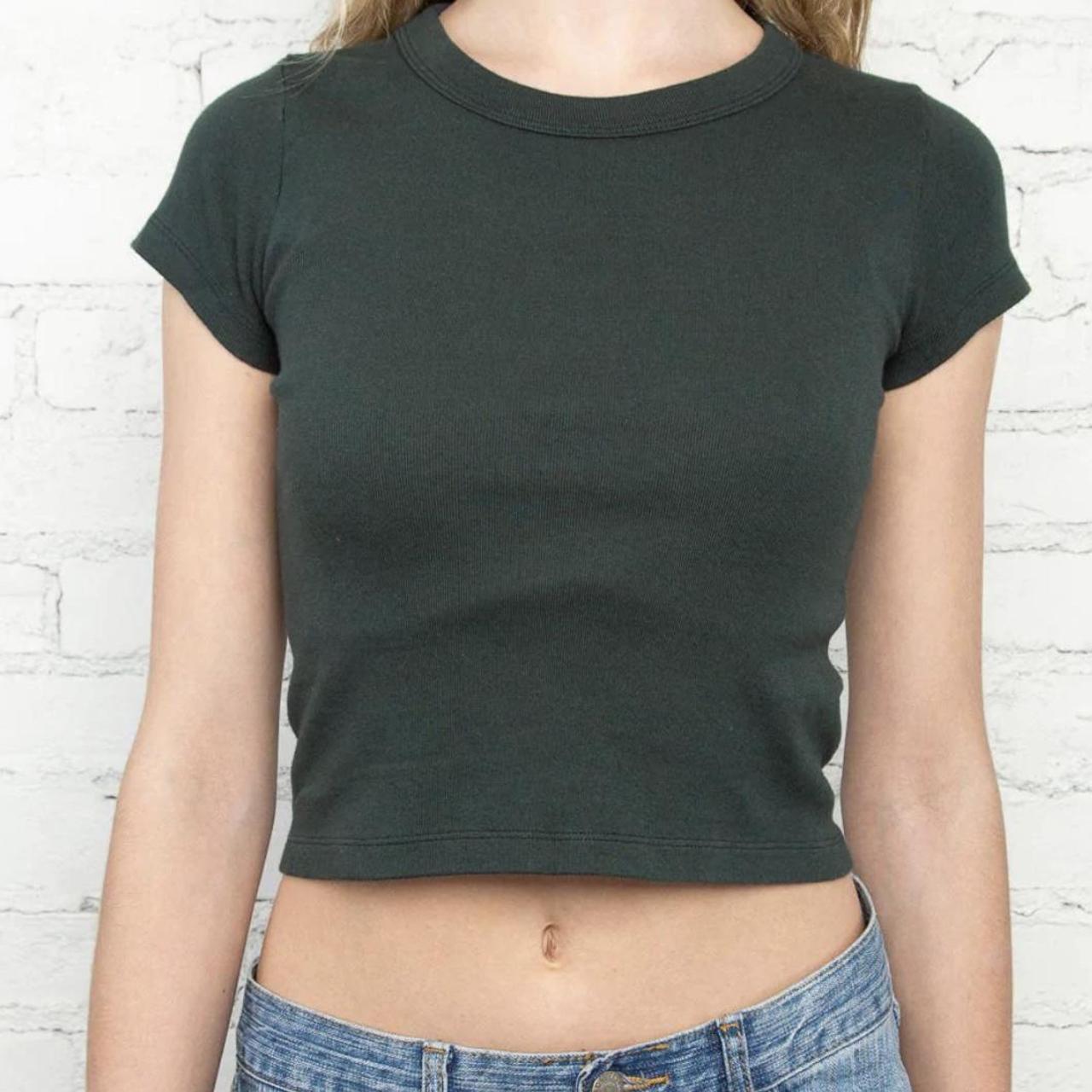 Green brandy Melville top brandy brandymelville... Depop