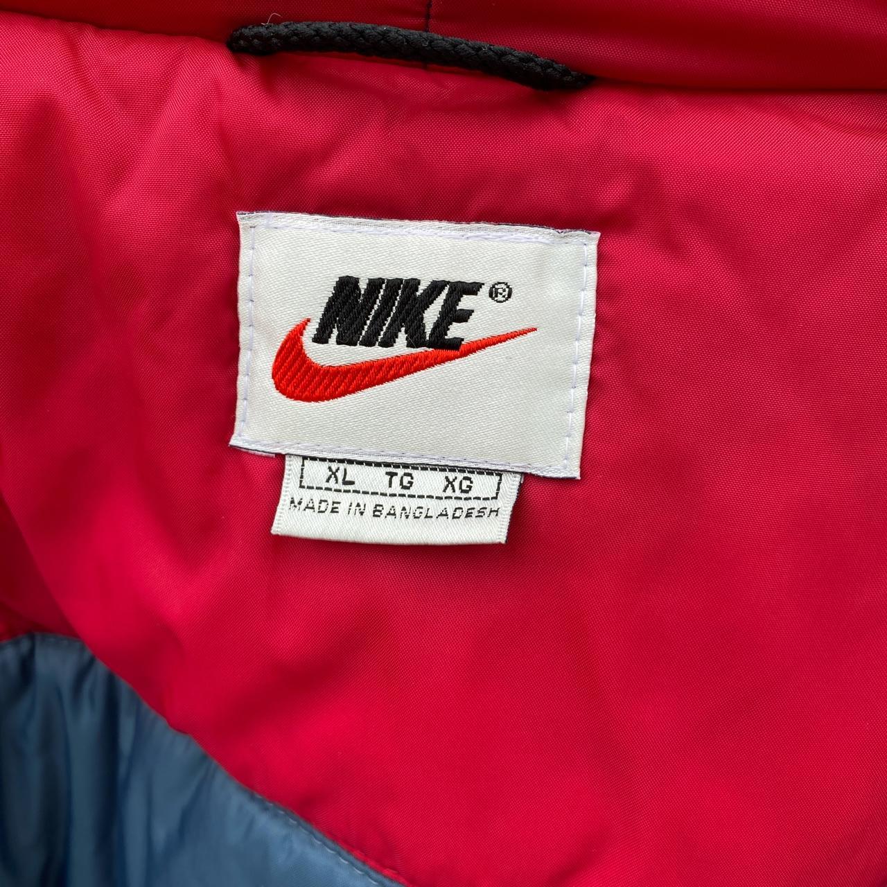 Nike Men's Navy and Red Jacket | Depop