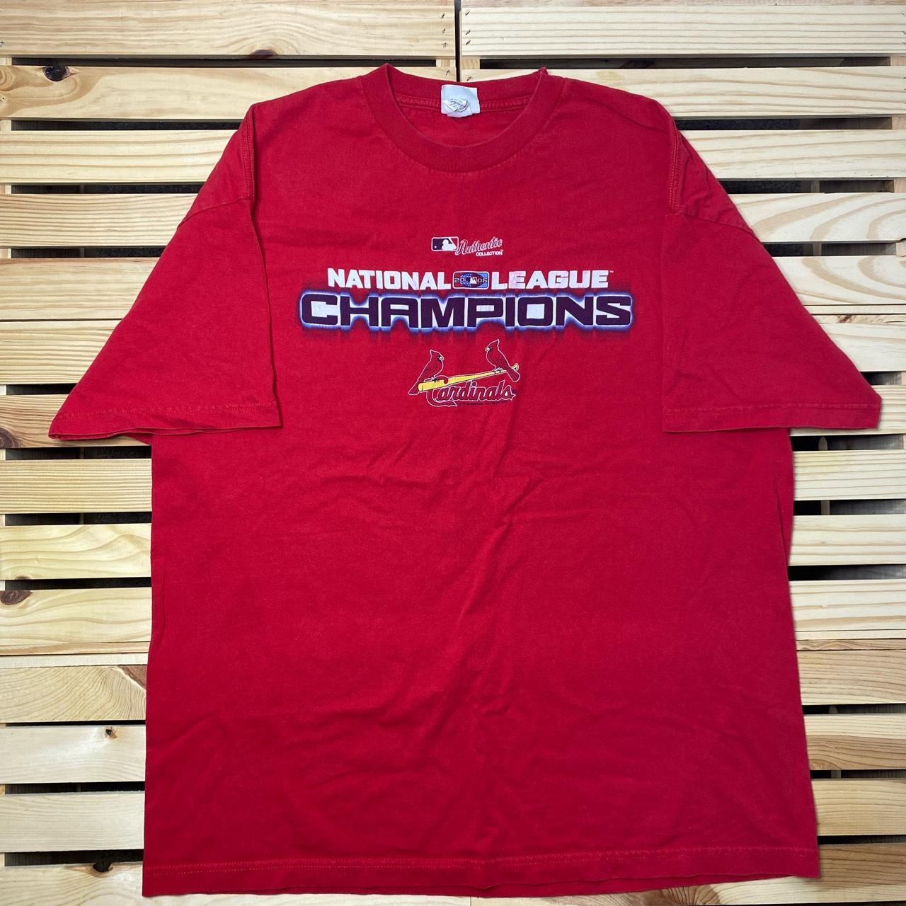 Vintage Lee Sport Red Cardinals St Louis Short Sleeve T Shirt Mens