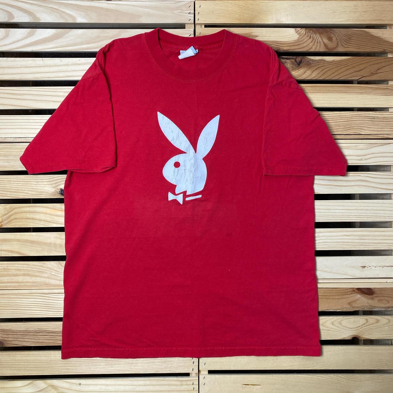 Vintage Playboy Bunny Red Short Sleeve Graphic | Depop