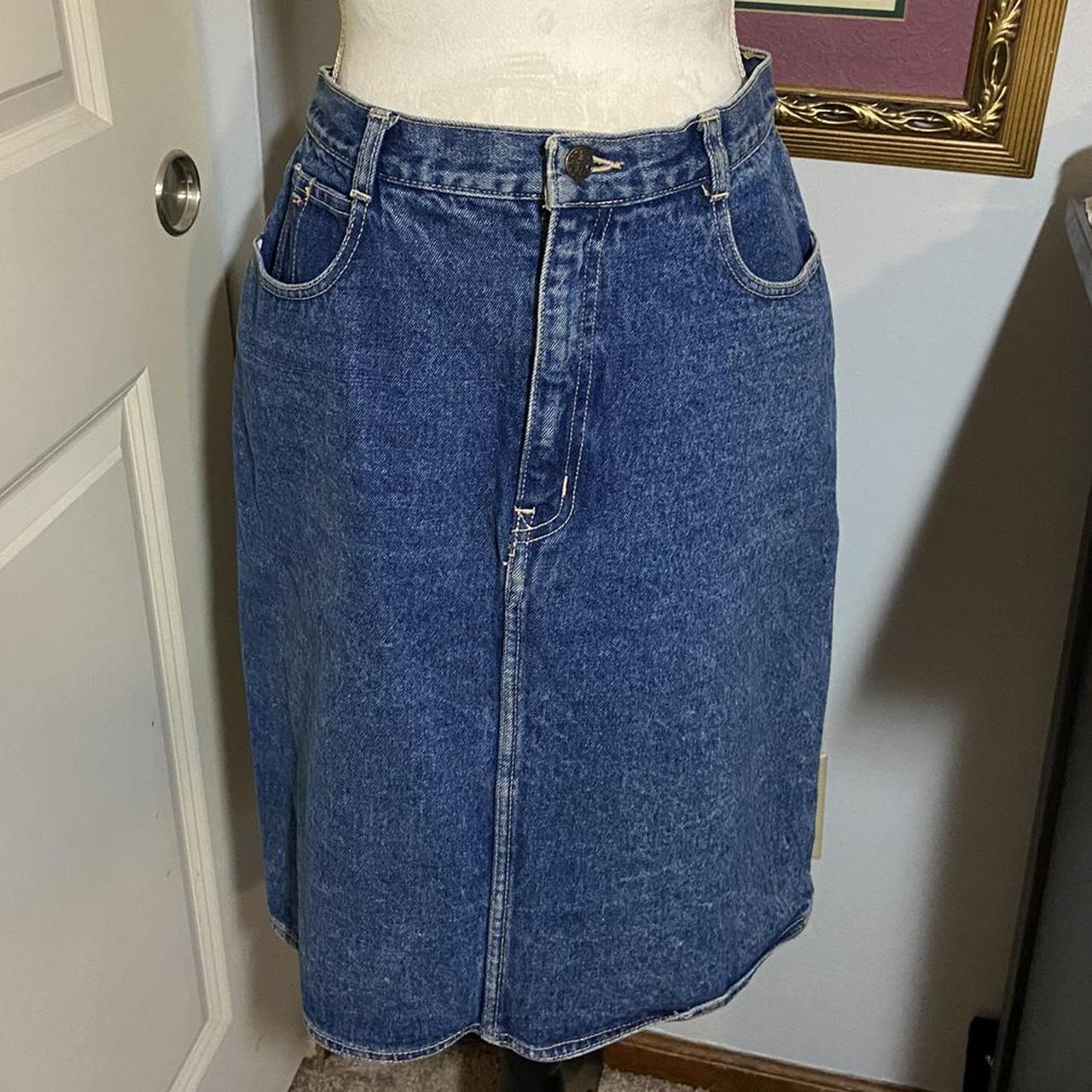 coca cola jean skirt