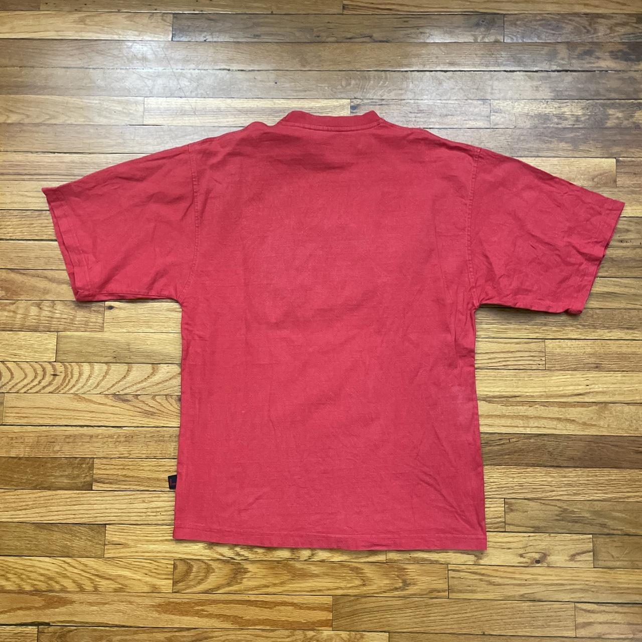 FUBU Men's Red and Black Shirt | Depop