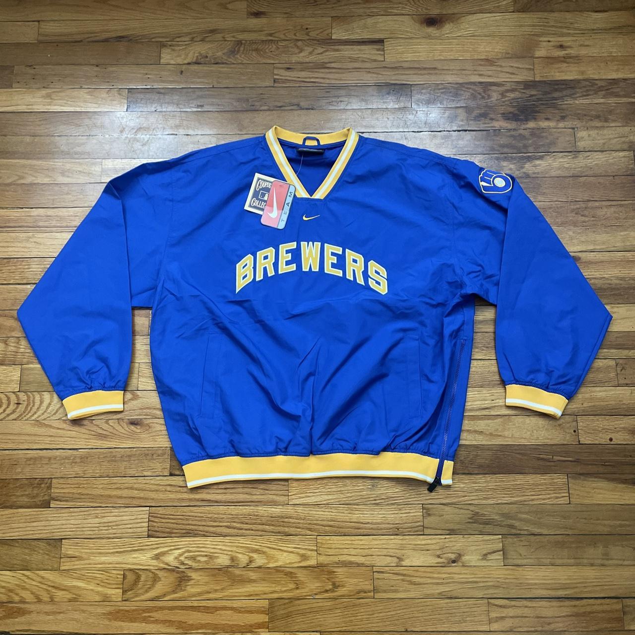 Vintage Nike Milwaukee Brewers Jersey Good - Depop