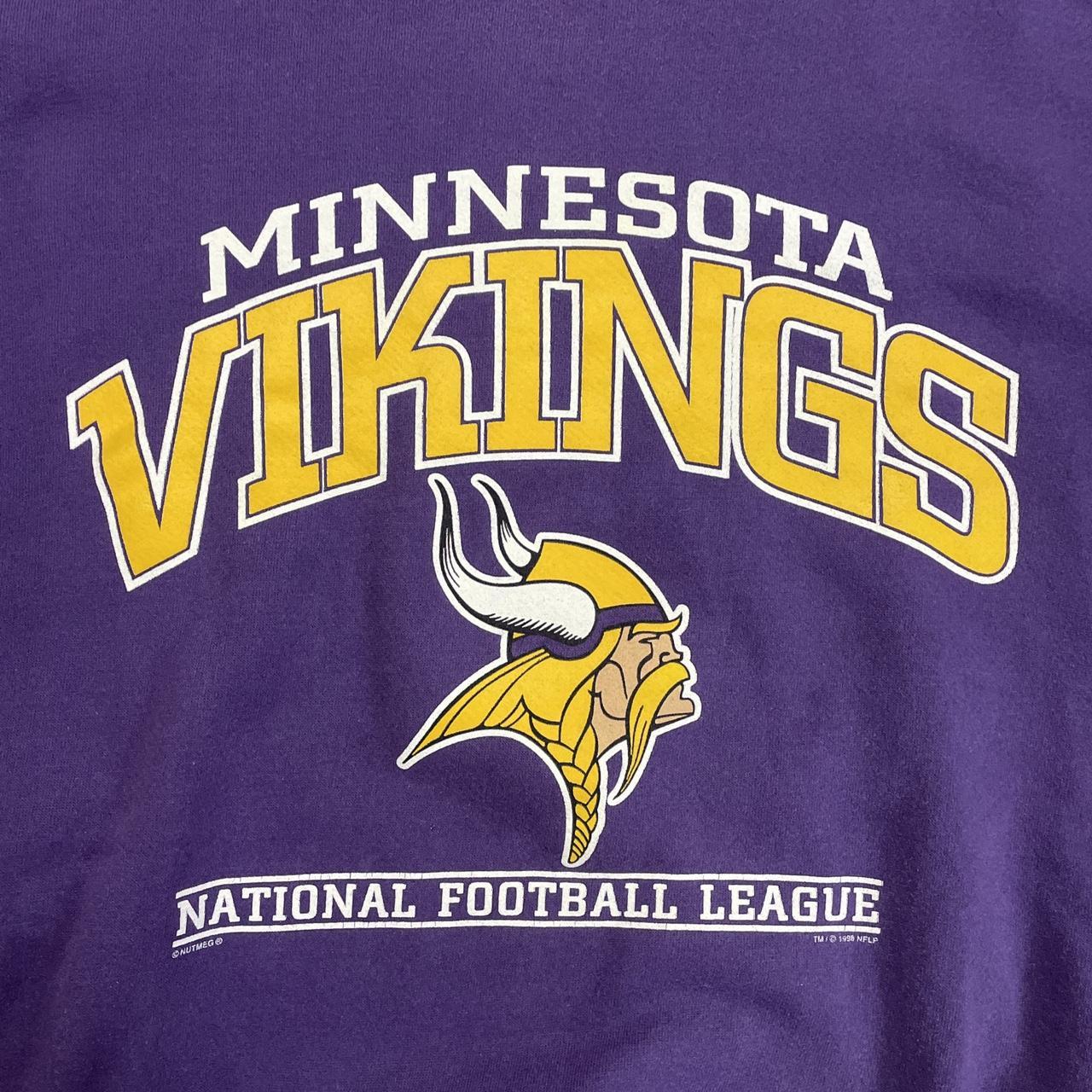 Vintage 1998 XL LEE Sweater Minnesota Vikings NFL - Depop