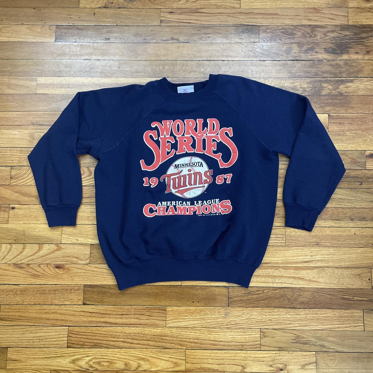 1987 Minnesota Twins World Series Sweatshirt - Men's Medium