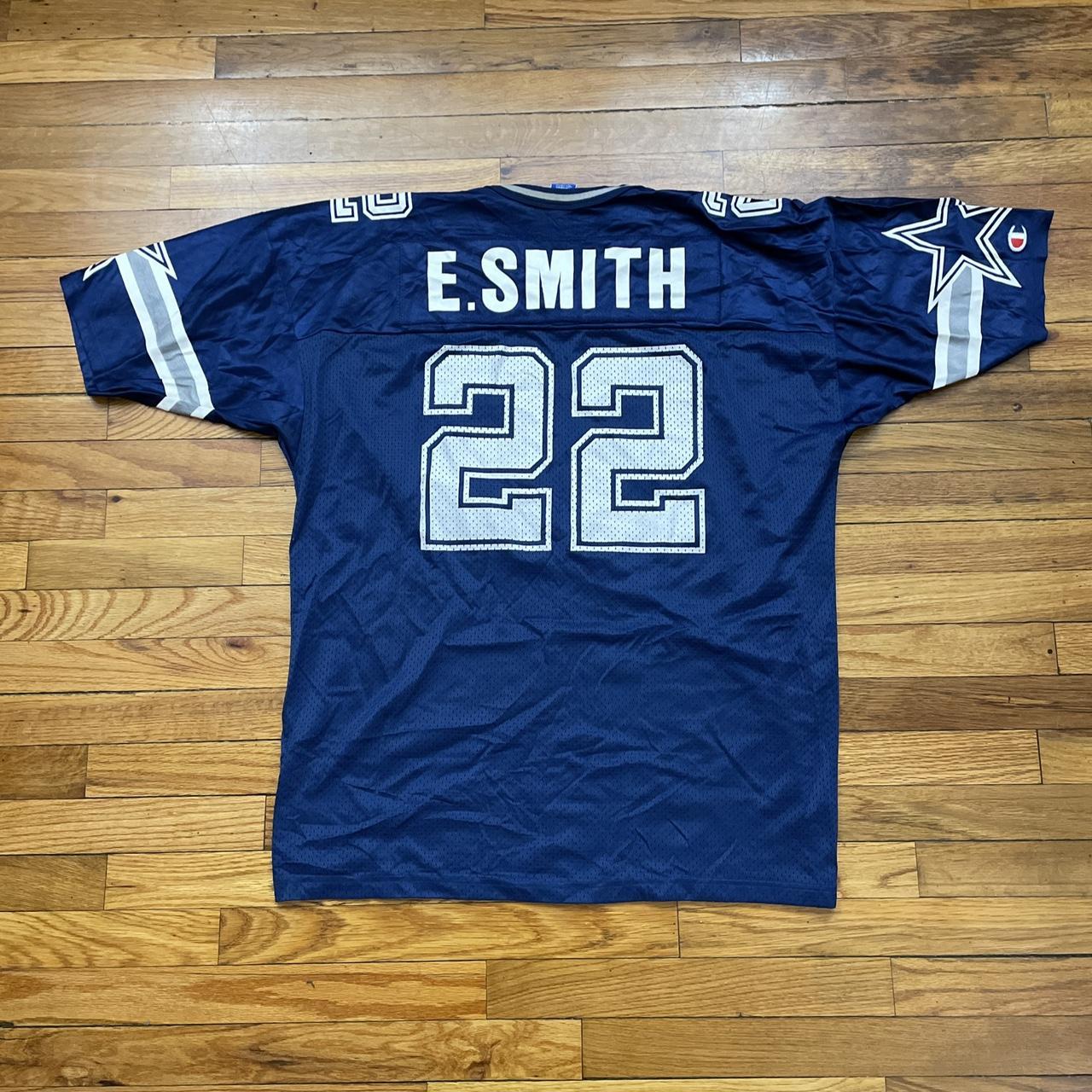 Vtg 90s NFL Dallas Cowboys 22 Emmitt Smith Champion Football