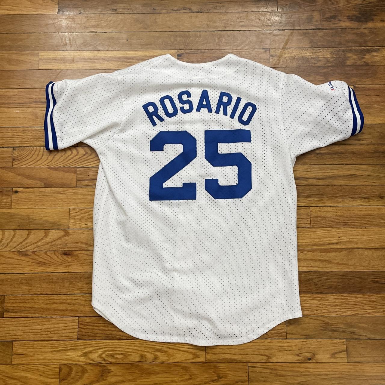 Majestic, Shirts, 9s Vintage Mlb New York Mets Rosario Mesh Baseball  Jersey Size Xl Used