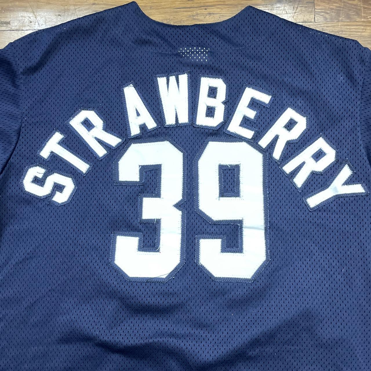 New York Yankees #39 Darryl Strawberry T-shirt men's M Majestic