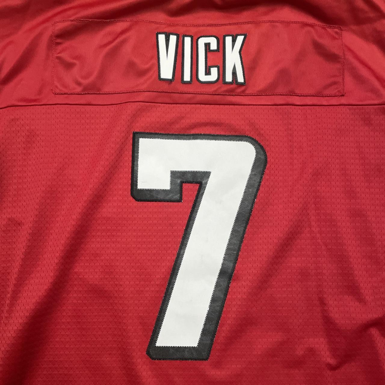 Camiseta deportiva juvenil vintage de Reebok Atlanta Falcons Michael Vick  grande 14-16 roja