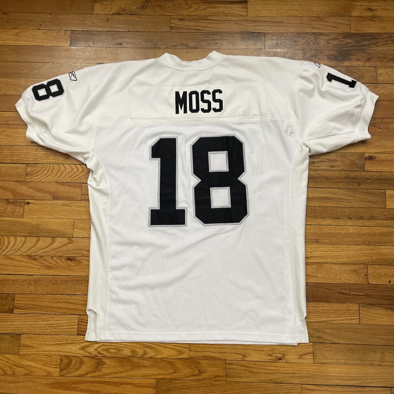 Vintage Reebok Randy Moss Jersey Las Vegas Raiders - Depop