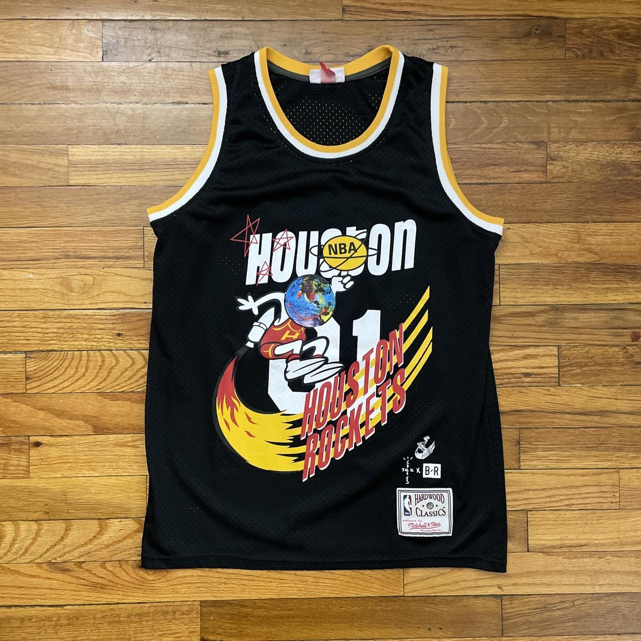 Nba Houston Rockets Travis Scott Shirt Travis Scott X Mitchell