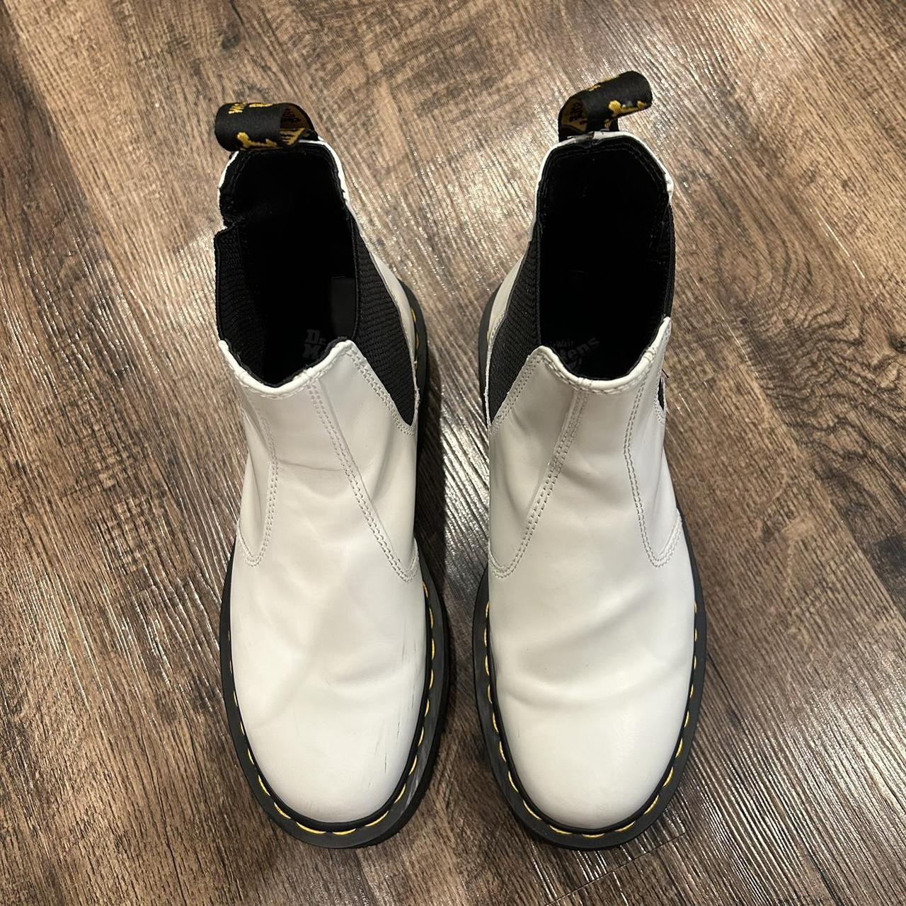 full white doc martens