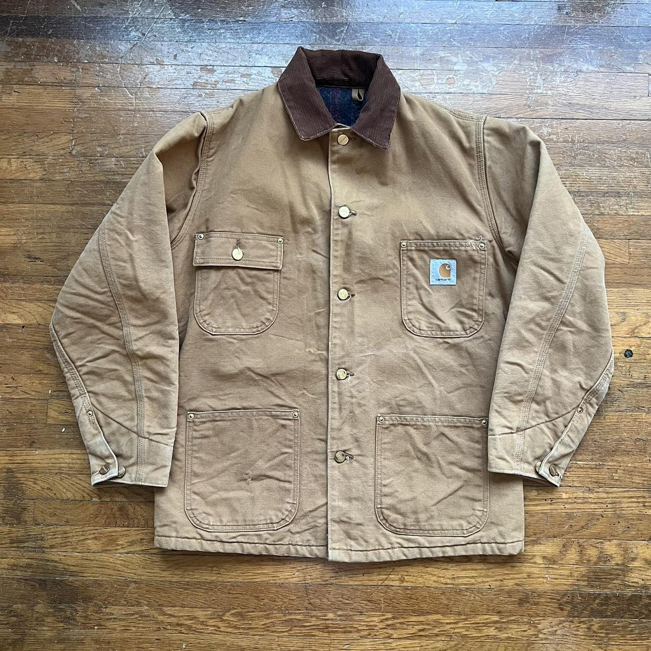 Vintage Carharrt Jacket In like new condition with... - Depop