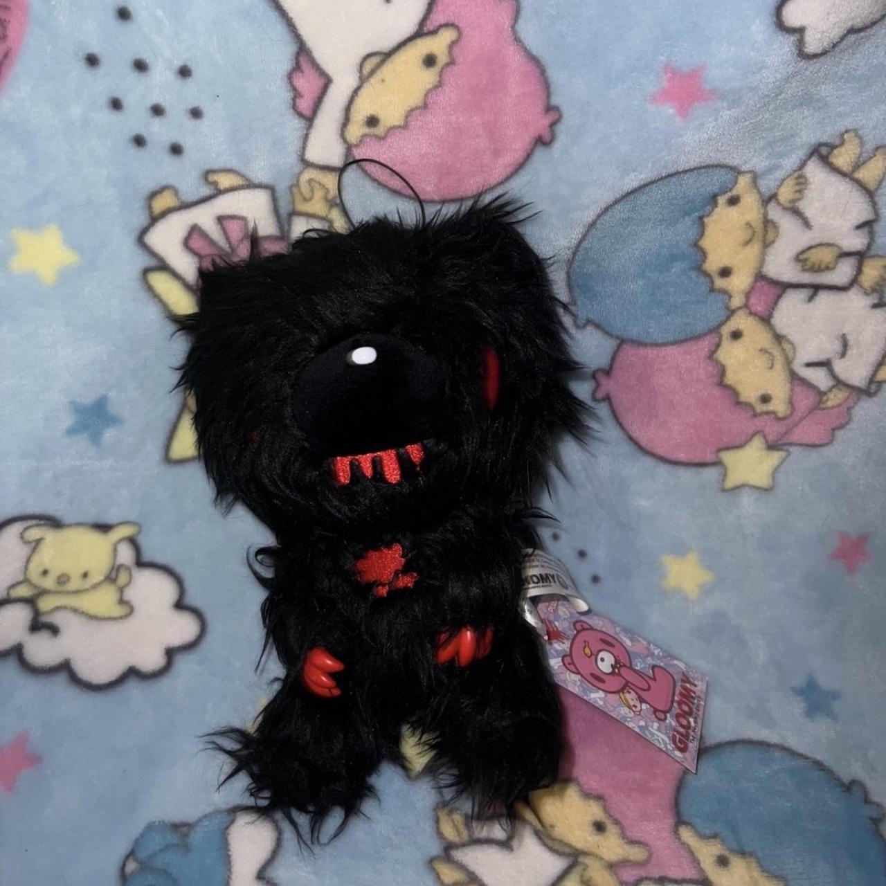 Black Gloomy Bear Fluffy Plush Gloomy Bear Fluffy... - Depop