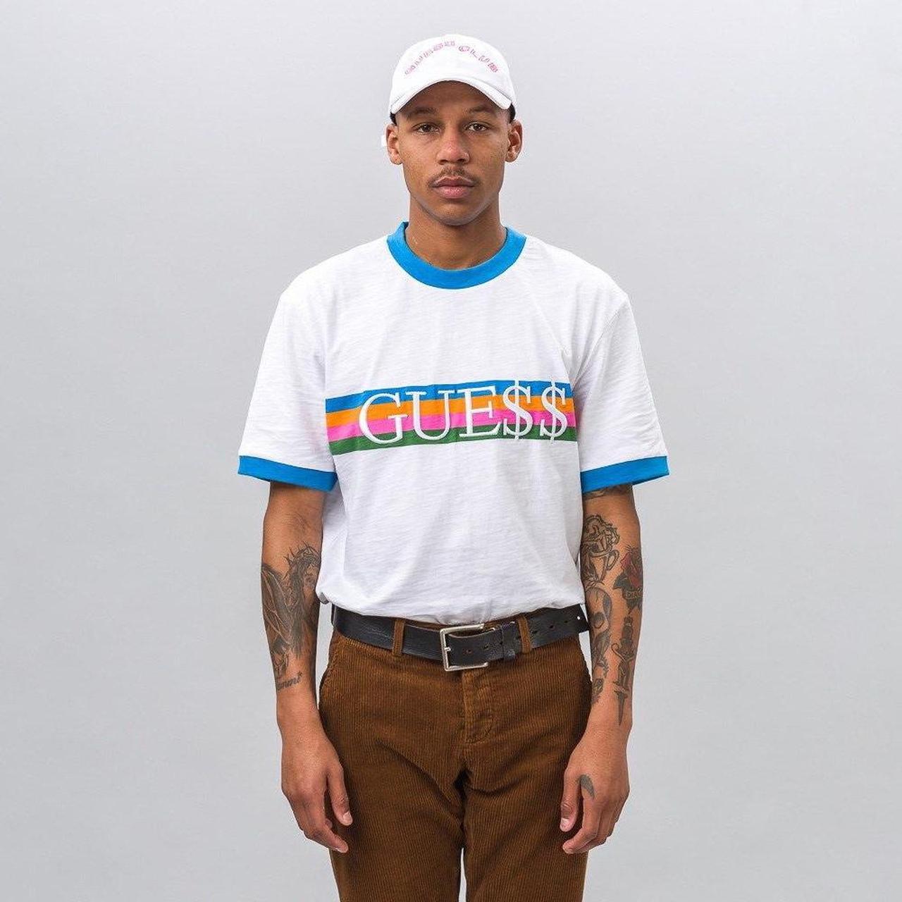 Guess t shirt mens asap rocky on sale