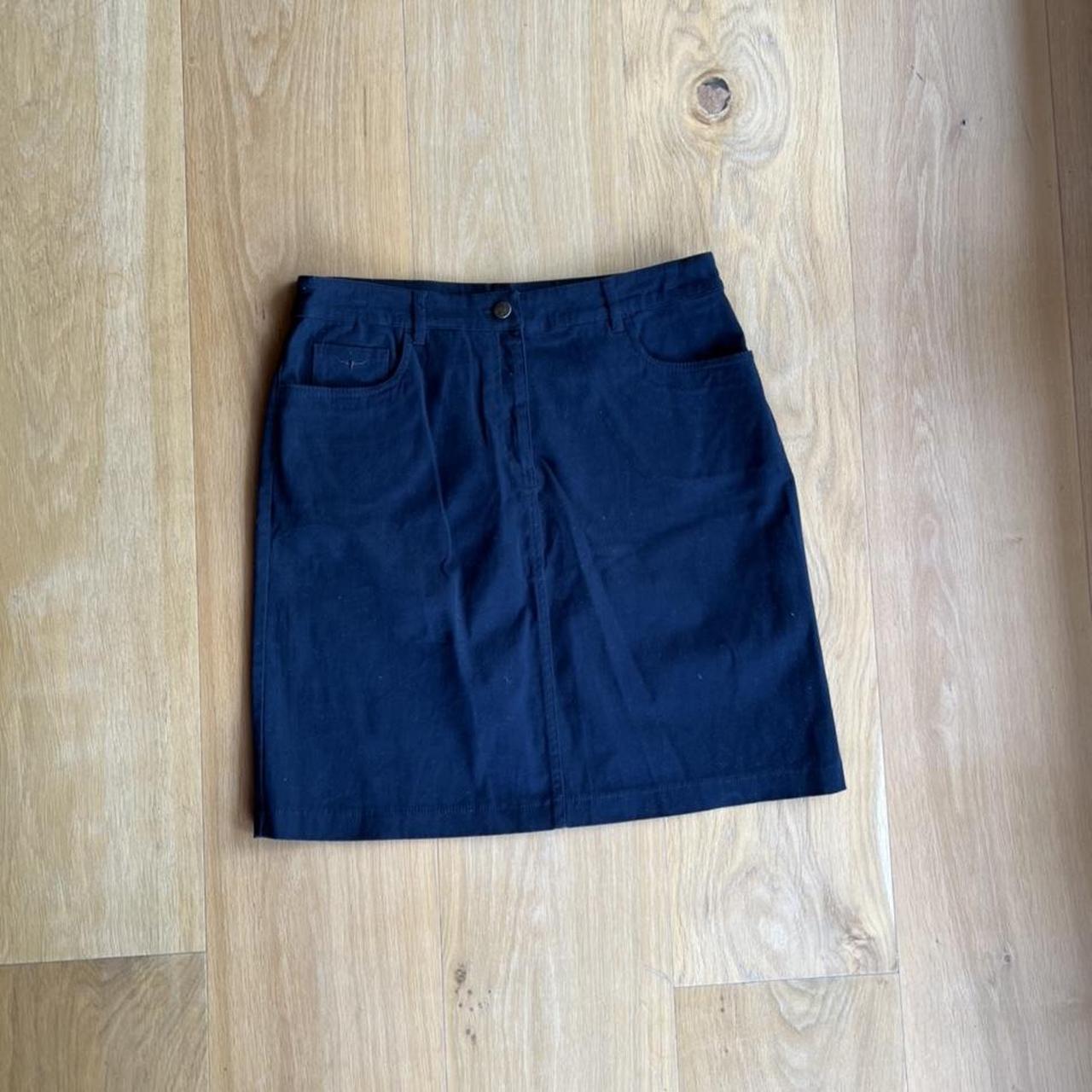 Rm Williams Skirt Never Worn Stitching Detail Suede - Depop