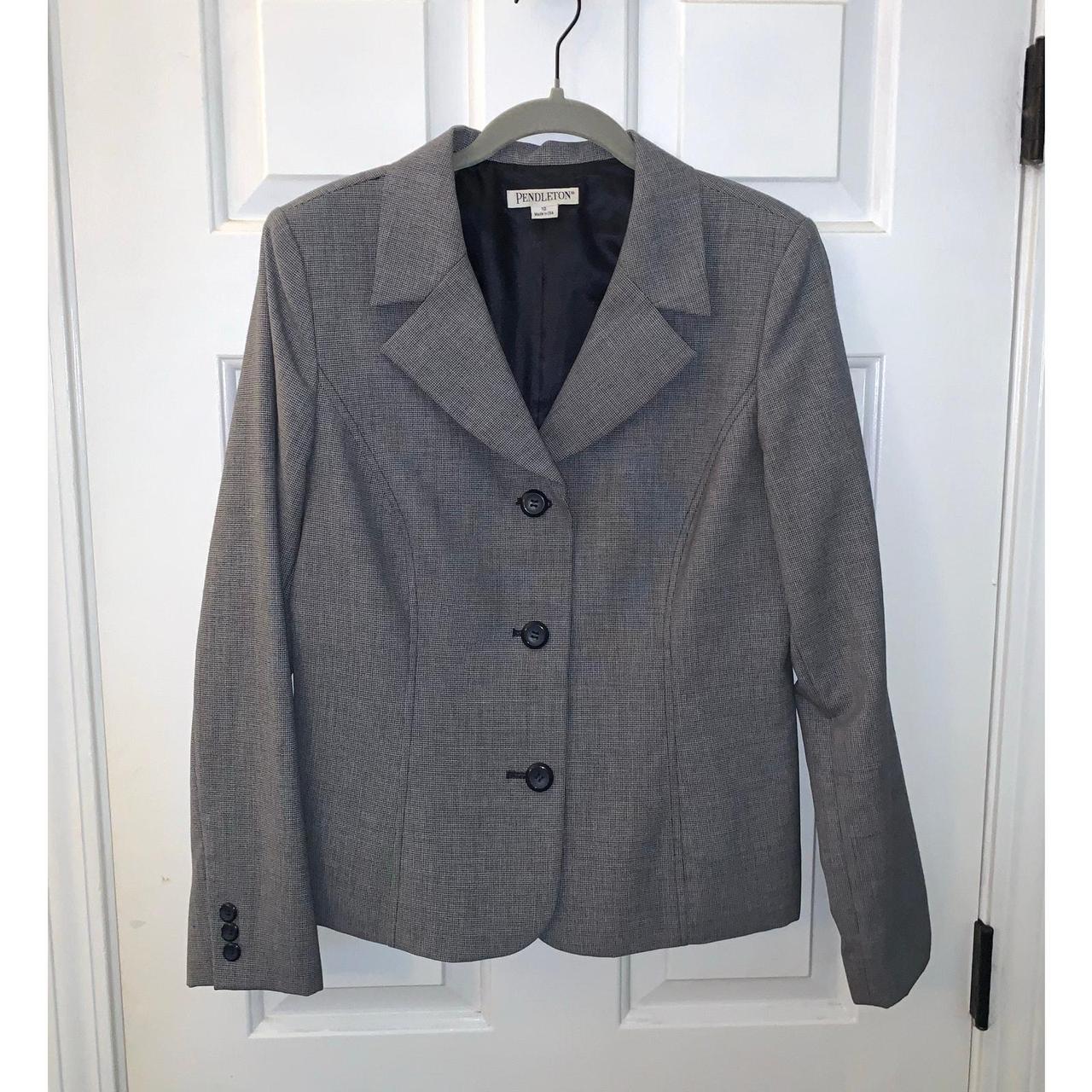 Pendleton Women's Jacket - Grey/Blue - 10 – Pendl… - image 1