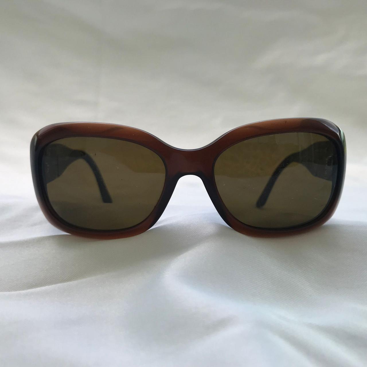 Chanel 5102 C.538/73 54-17 135 Sunglasses Brown w/ | Depop