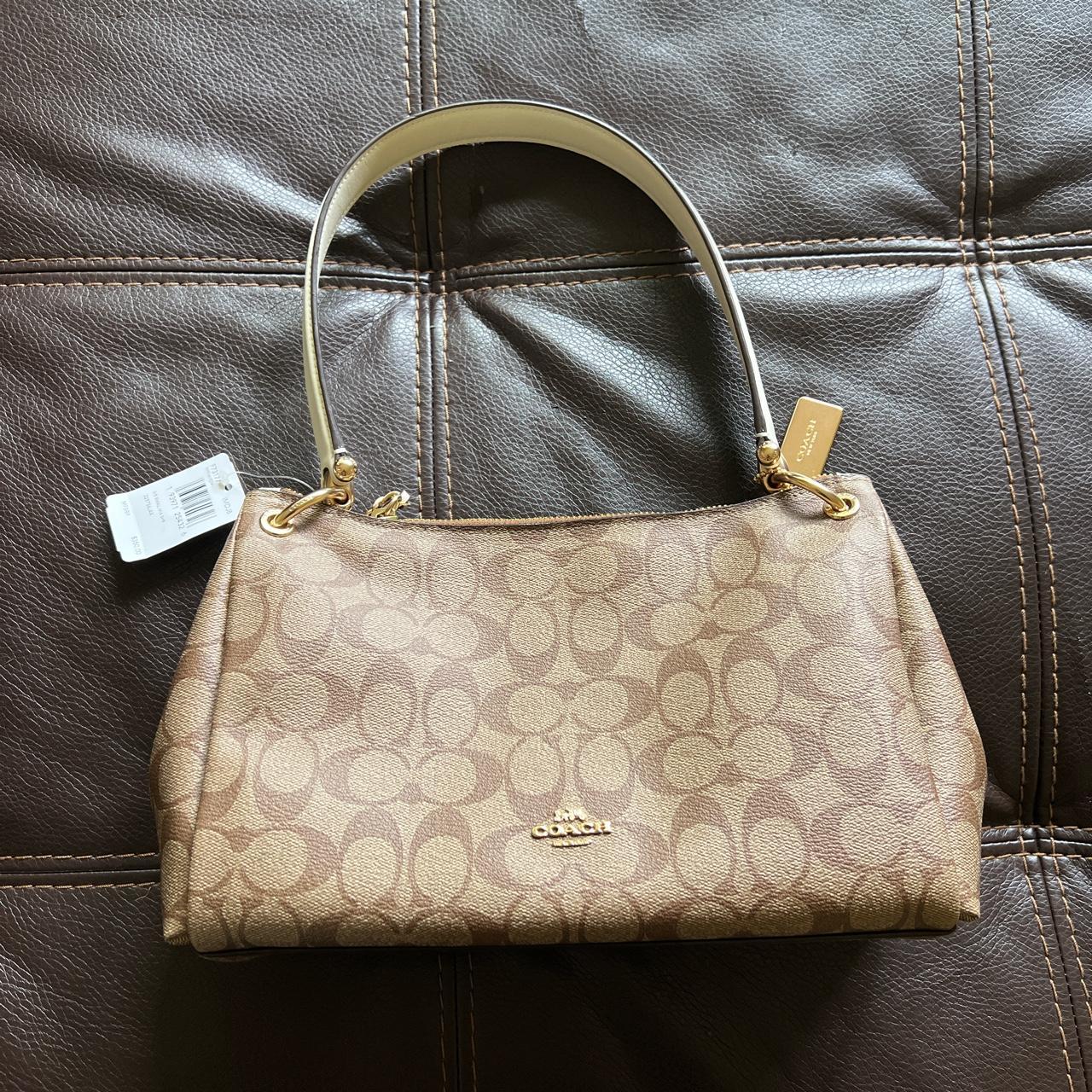 Vintage Pink/Tan Signature Coach Purse- Free Shipping