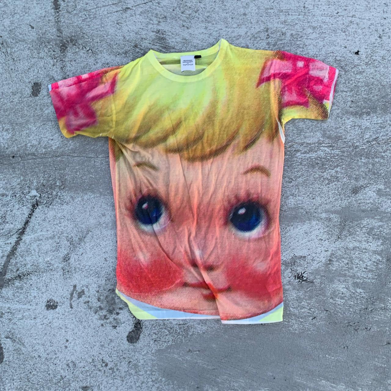 Meadham Kirchhoff x Topshop Dolly Tee Size S/M... - Depop