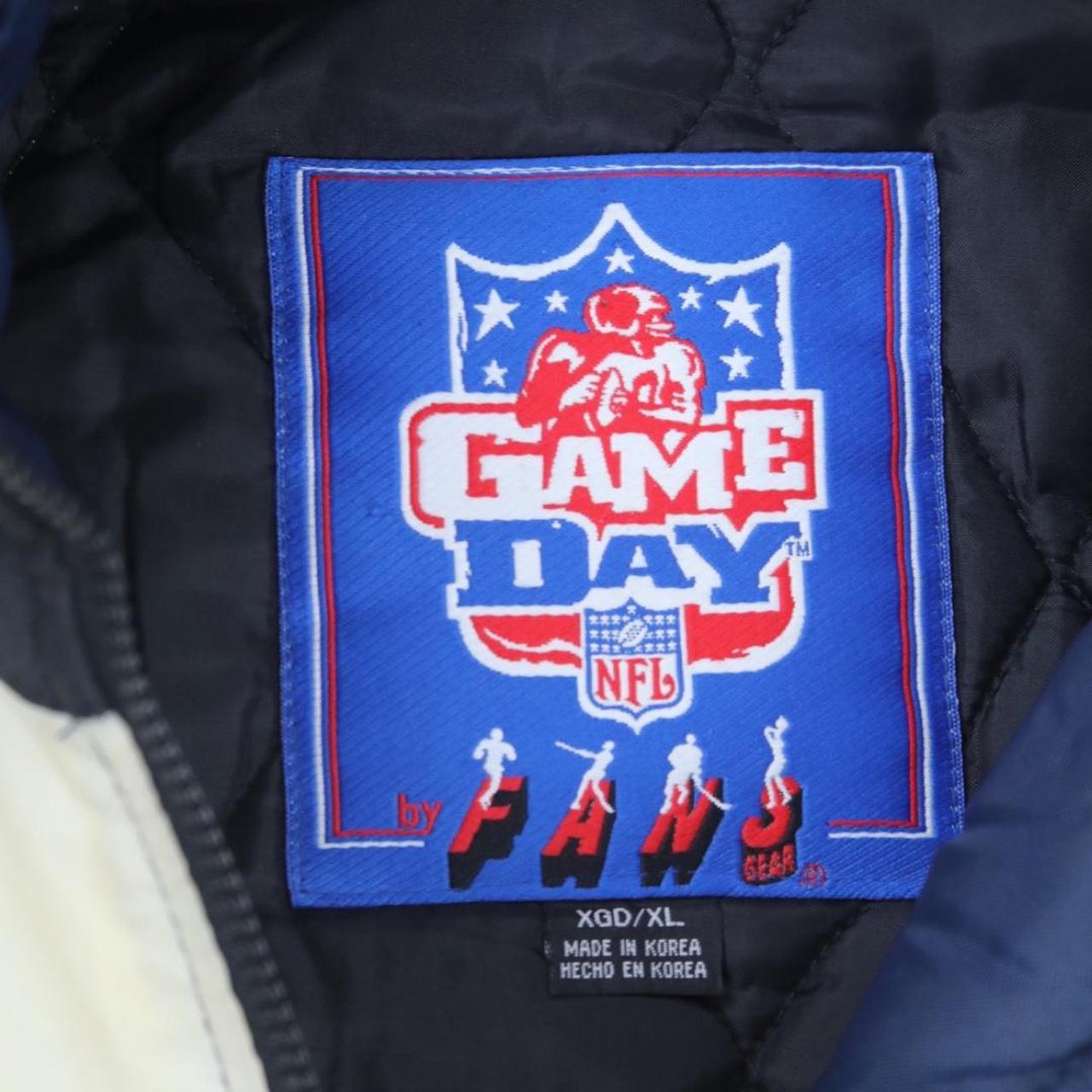 Vintage Dallas Cowboys puffer jacket. Full zip and - Depop