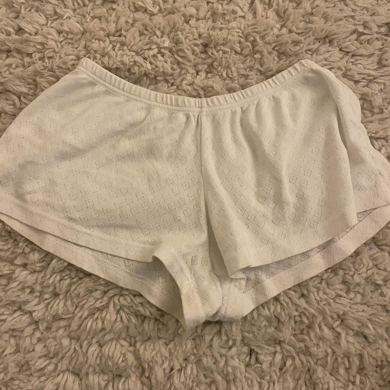 Brandy Melville eyelet heart shorts Depop