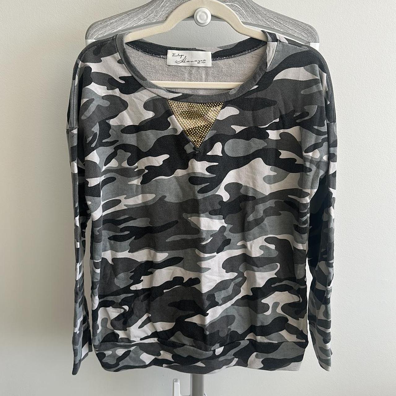 Vintage havana camo sweatshirt sale