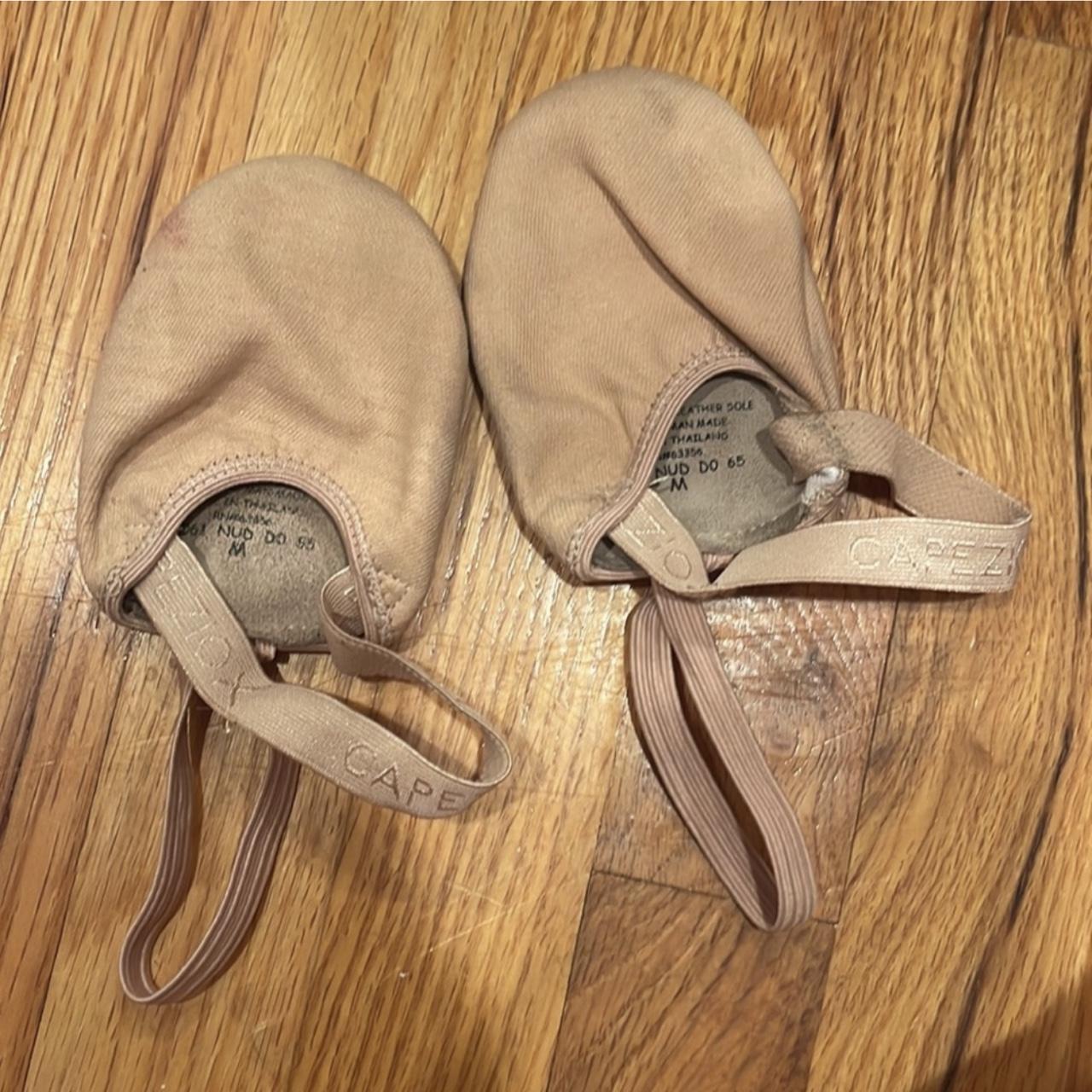 Capezio Canvas Half Sole Dance Shoes (used for half... Depop
