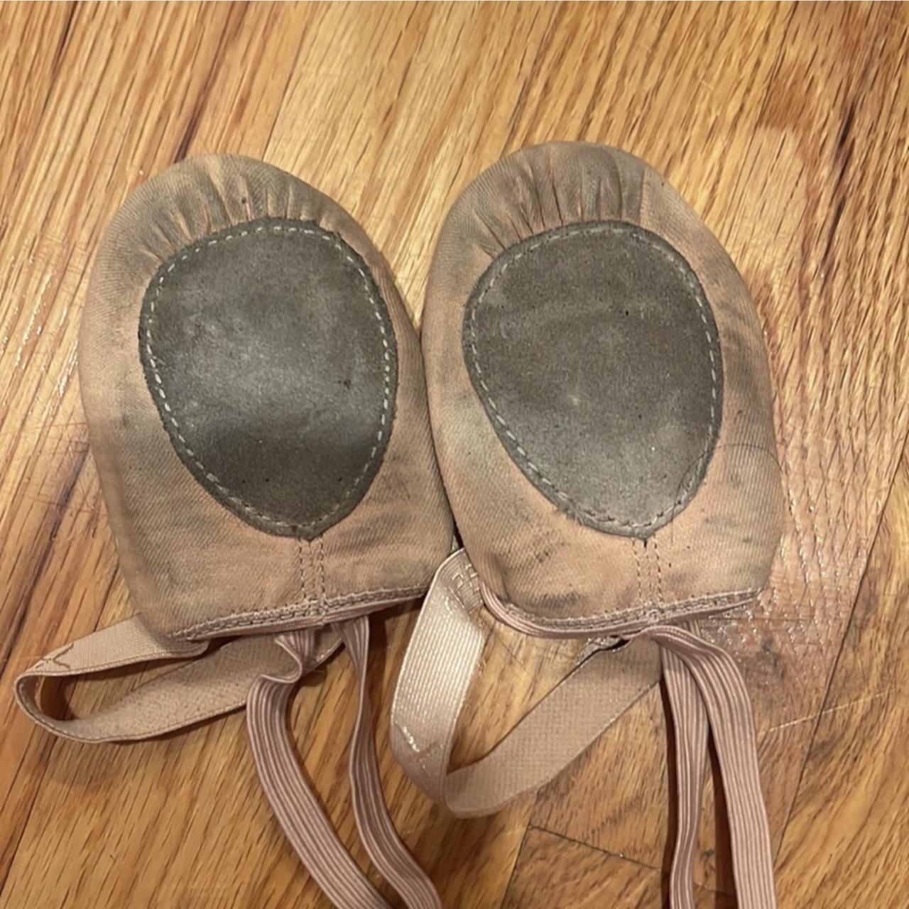 Capezio Canvas Half Sole Dance Shoes (used for half... Depop