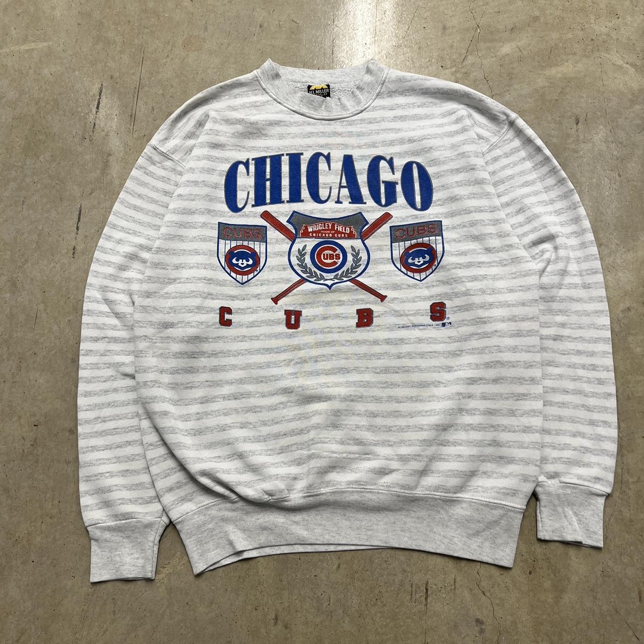 Grey Wrigley Field Crewneck Sweatshirt