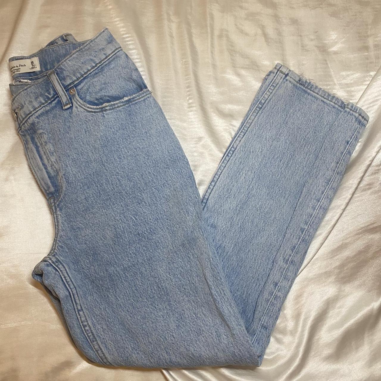 Abercrombie Curve Love 90’s Straight Ultra High... - Depop