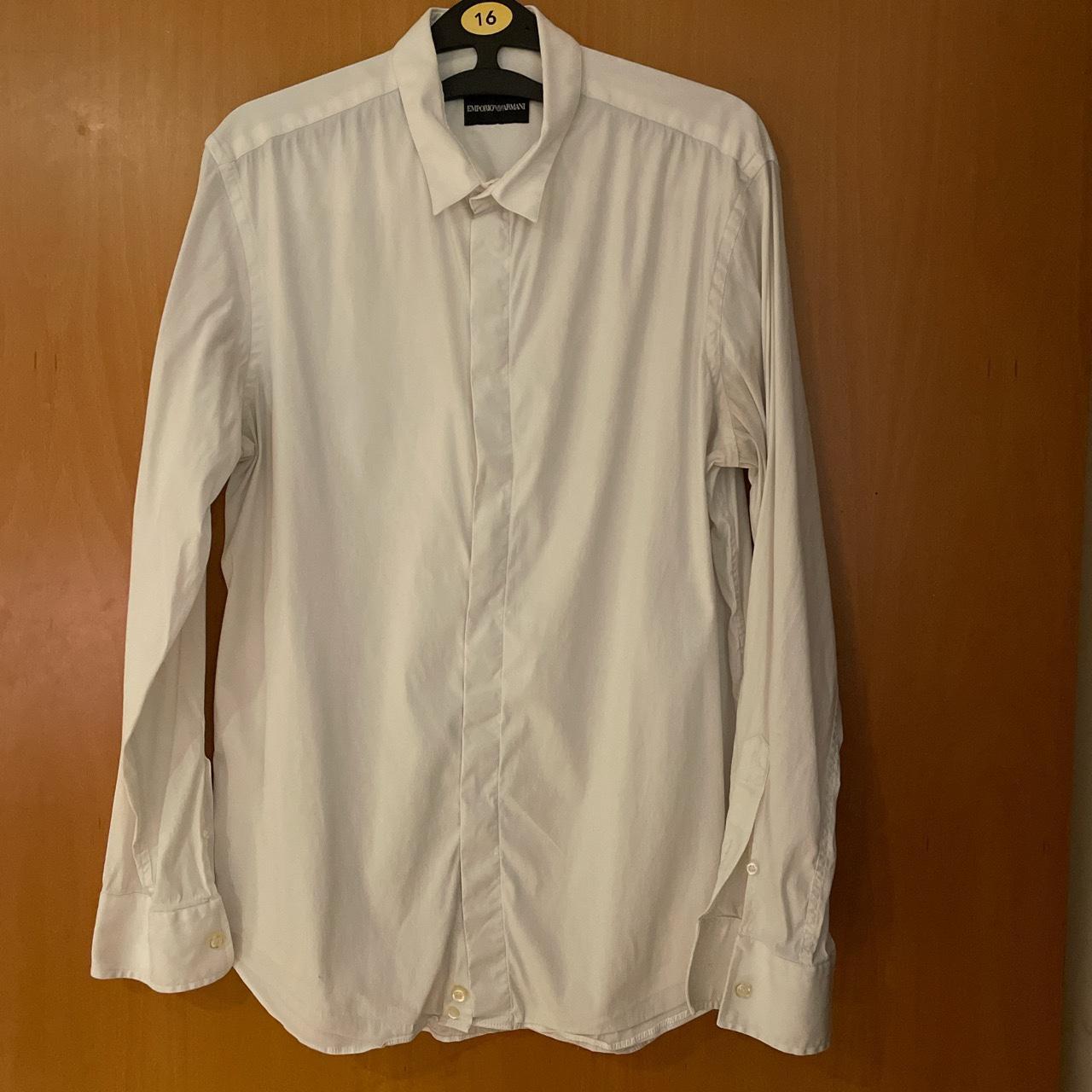 Emporio Armani formal shirt. Had this when I used to... - Depop