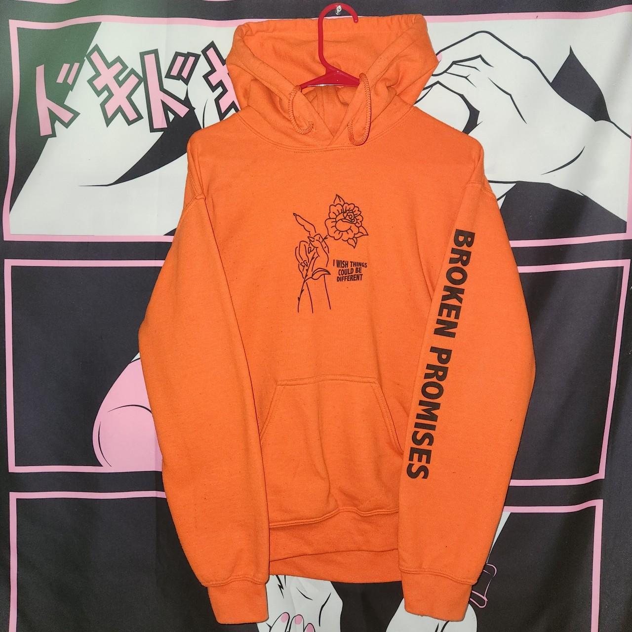 Broken promises orange hoodie sale