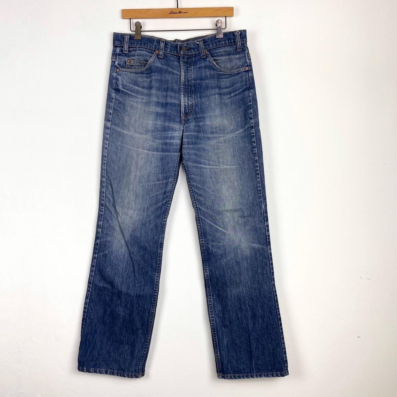 Vintage 80s Levi's 517 Jeans Denim Blue USA Made... - Depop