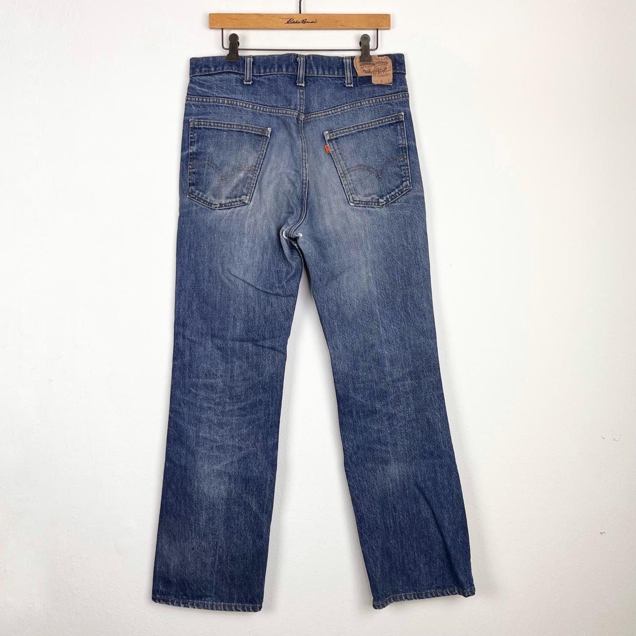 Vintage 80s Levi's 517 Jeans Denim Blue USA Made... - Depop