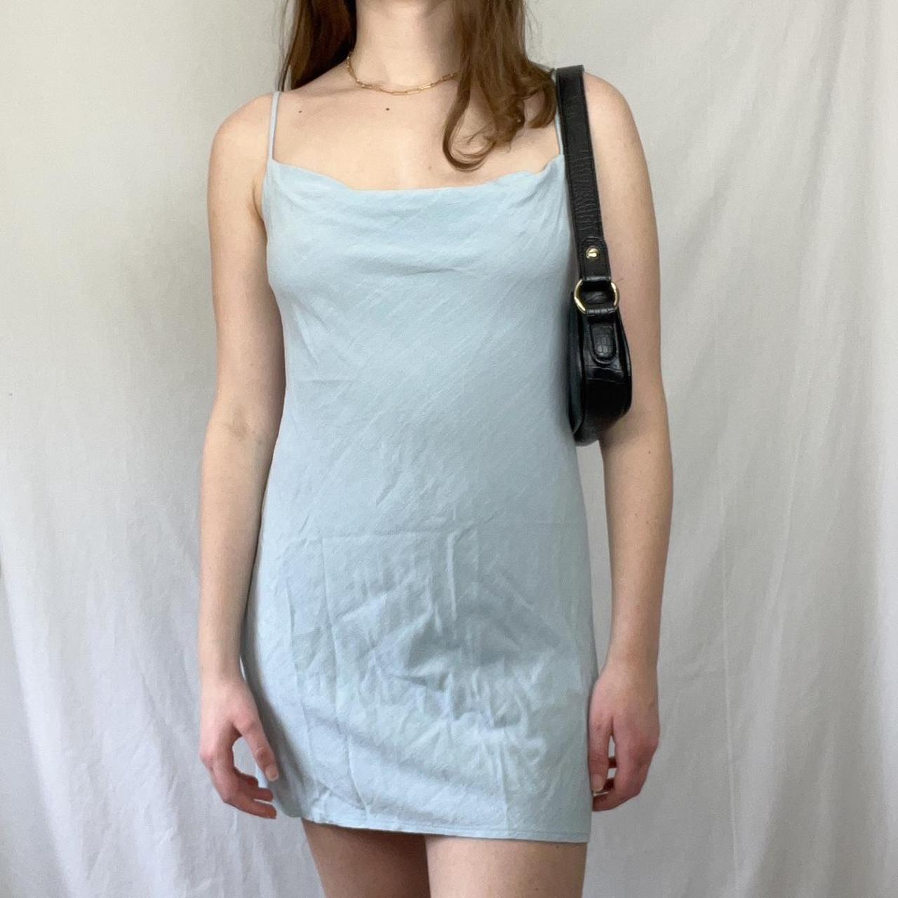 Princess Polly Women's Blue Dress Depop