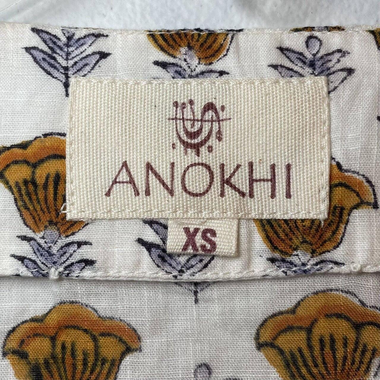 ANOKHI Women's Cream and Yellow Blouse (3)