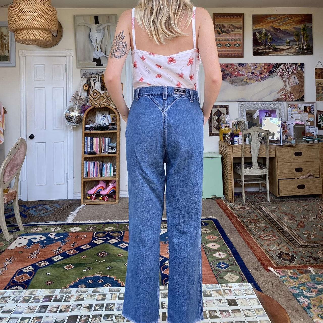 Vintage 80s High Waisted Rockies Jeans These - Depop