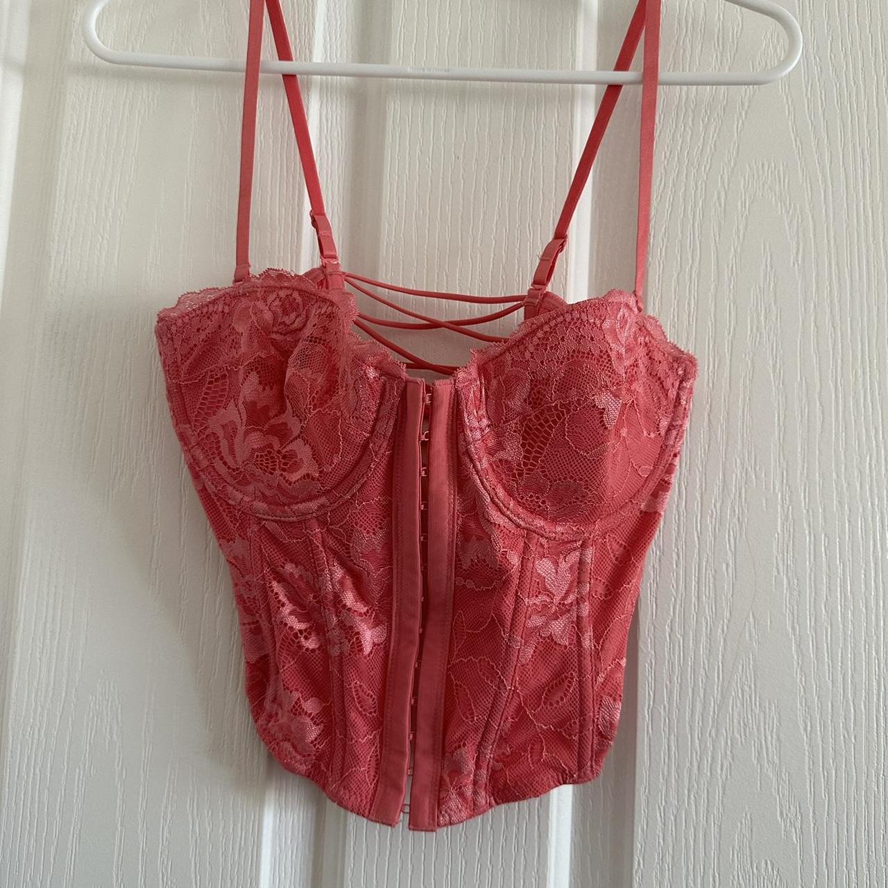 Glassons Pink Corset Size 10 Colour Is True To Depop