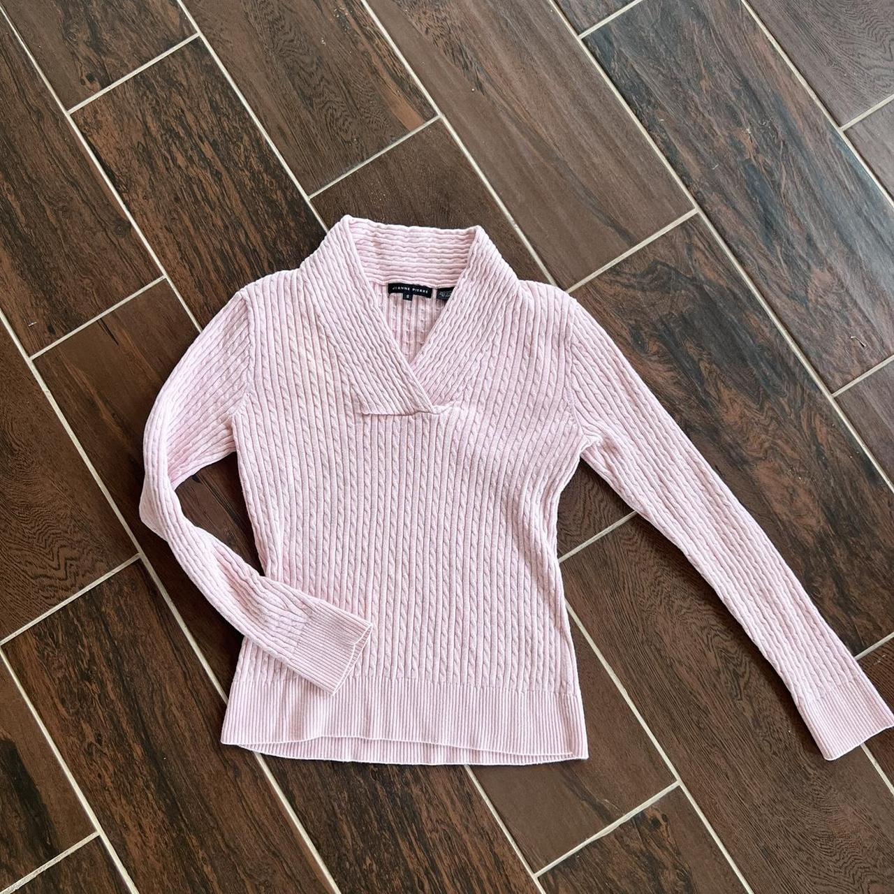 vintage pink sweater 🍒 love the pastel pink and the... - Depop