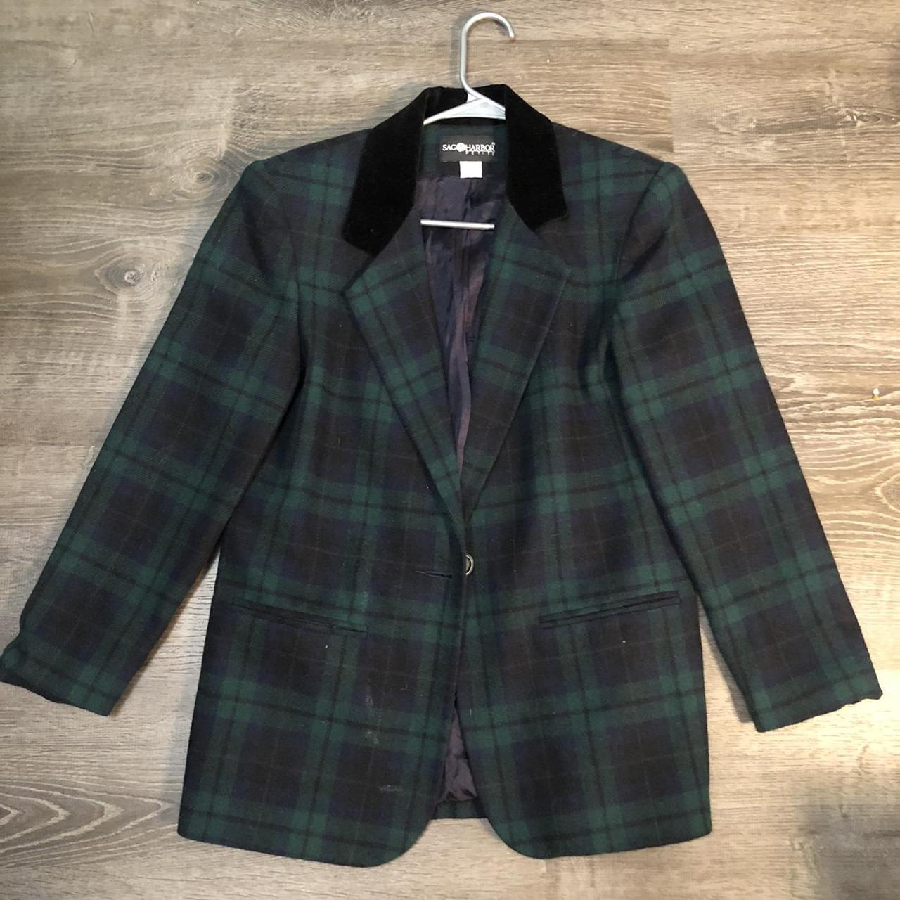 Sag Harbor Women's Green and Navy Tailored-jackets