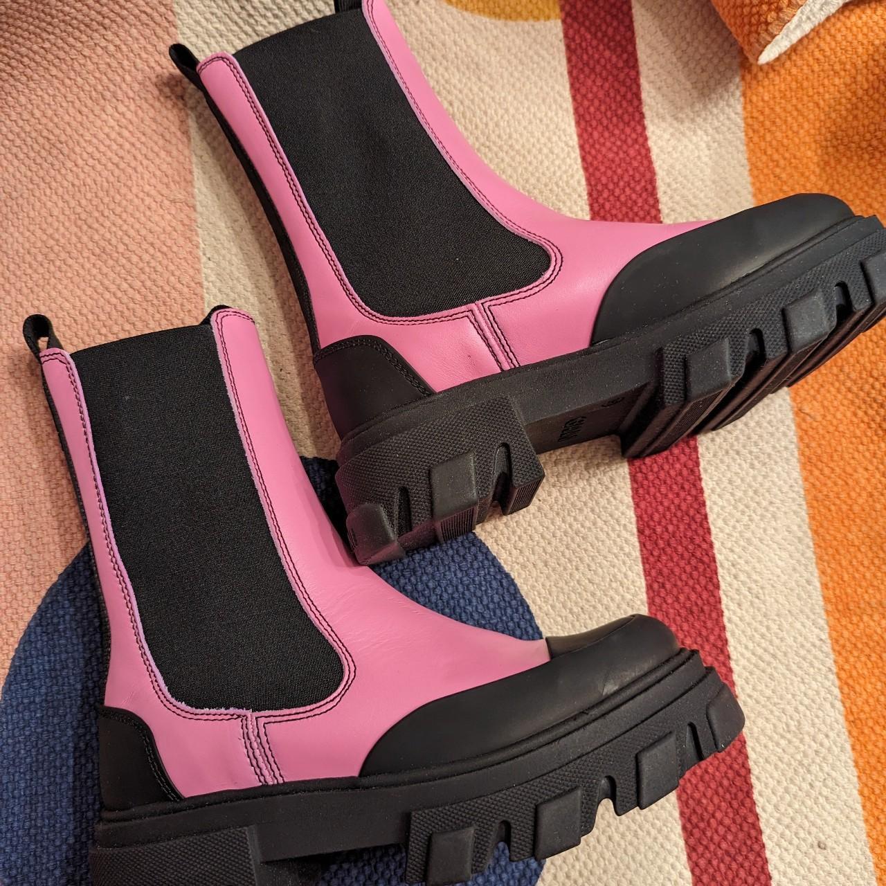 Ganni pink clearance boots