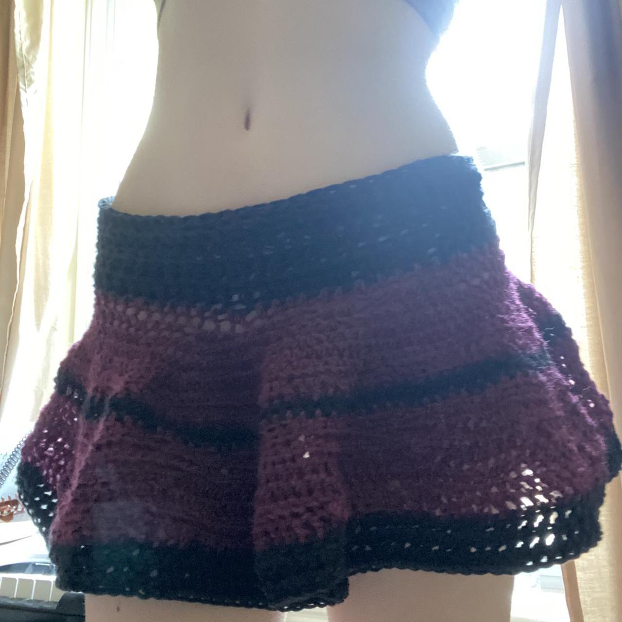 Pink and Black Skirt