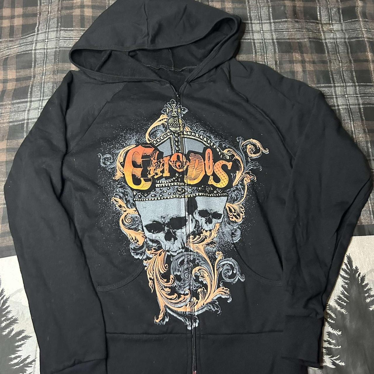chiodos zip down youth hoodie no flaws :3 (pls see | Depop